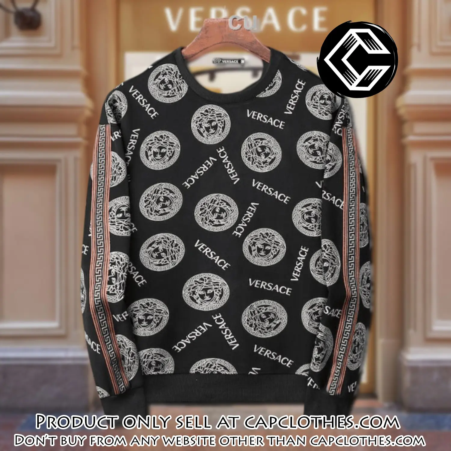 Versace luxury ugly sweater for winter lzu1415 cc0245088